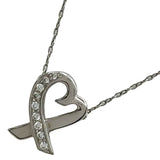 ティファニー TIFFANY＆CO ラビングハートネックレス ホワイトゴールド 750 ダイヤモンド ジュエリー