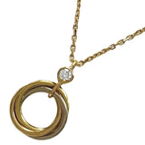 カルティエ Cartier ベビートリニティネックレス ゴールド 750 ダイヤモンド ジュエリー
