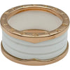 ブルガリ BVLGARI ビーゼロワンリング 4バンド ピンクゴールド Au750/セラミック ジュエリー