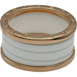 ブルガリ BVLGARI ビーゼロワンリング 4バンド ピンクゴールド Au750/セラミック ジュエリー