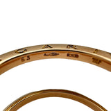 ブルガリ BVLGARI ビーゼロワンリング 4バンド ピンクゴールド Au750 ホワイトセラミック ジュエリー