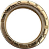 ブルガリ BVLGARI ビーゼロワンリング 4バンド ピンクゴールド Au750 ホワイトセラミック ジュエリー