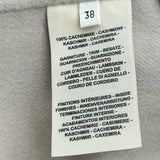 エルメス HERMES アイレットスクラプカシミヤジャケット 2E0143DB ベージュ カシミヤ レディース その他アウター