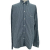 バレンシアガ BALENCIAGA ワードロープチェック長袖シャツ 690340 ネイビー コットン メンズ 長袖シャツ