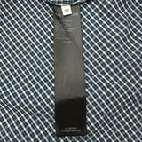 バレンシアガ BALENCIAGA ワードロープチェック長袖シャツ 690340 ネイビー コットン メンズ 長袖シャツ