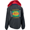 グッチ GUCCI ロゴプリント ウィンドブレイカー 473302 ブラック ナイロン メンズ ナイロンジャケット