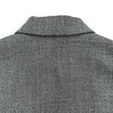 クリスチャン・ディオール Christian Dior ウールペプラムジャケット 251V19A1186 グレー ウール レディース テーラードジャケット