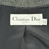 クリスチャン・ディオール Christian Dior ウールペプラムジャケット 251V19A1186 グレー ウール レディース テーラードジャケット