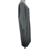 トムブラウン THOM BROWNE Vネックウールロング カーディガン FKC289A グレー ウール レディース カーディガン
