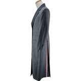 トムブラウン THOM BROWNE THOM BROWNE. NEW YORK ウールロングコート F0C320C グレー ウール メンズ その他アウター