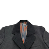 トムブラウン THOM BROWNE THOM BROWNE. NEW YORK ウールロングコート F0C320C グレー ウール メンズ その他アウター