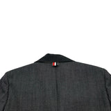 トムブラウン THOM BROWNE THOM BROWNE. NEW YORK ウールロングコート F0C320C グレー ウール メンズ その他アウター