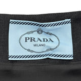 プラダ PRADA ウールキャミワンピース DNA942 ダークグレー ウール レディース ワンピース