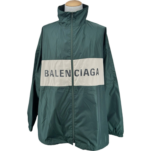 バレンシアガ BALENCIAGA ロゴジップアップナイロンブルゾン 725302