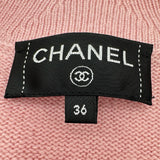 シャネル CHANEL カシミヤNo.5ボタンロングカーディガン P70795 ピンク カシミヤ レディース カーディガン