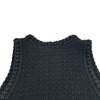 シャネル CHANEL ココマークボタンニットベストジレ P72795 ブラック コットン レディース ベスト