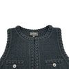 シャネル CHANEL ココマークボタンニットベストジレ P72795 ブラック コットン レディース ベスト