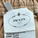 プラダ PRADA トライアングルロゴポプリンパンツ P289H オレンジ コットン レディース パンツ