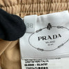 プラダ PRADA トライアングルロゴポプリンパンツ P289H オレンジ コットン レディース パンツ