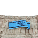 プラダ PRADA トライアングルロゴポプリンパンツ P289H オレンジ コットン レディース パンツ