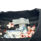 クリスチャン・ディオール Christian Dior ×空山基 オブリーク総柄スウェットシャツ 933J601A0573 ブラック コットン メンズ スウェット