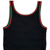 グッチ GUCCI ウェブストライプ コットンリブタンクトップ 815851 ブラック コットン レディース タンクトップ