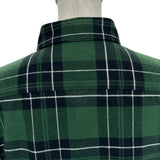 セリーヌ CELINE オーバーサイズフランネルチェックシャツ 2C582178R グリーン コットン レディース 長袖シャツ