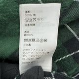 セリーヌ CELINE オーバーサイズフランネルチェックシャツ 2C582178R グリーン コットン レディース 長袖シャツ
