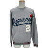 ディースクエアード DSQUARED フロントロゴ ニットセーター S74HA1085 グレー ウール メンズ セーター