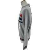 ディースクエアード DSQUARED フロントロゴ ニットセーター S74HA1085 グレー ウール メンズ セーター