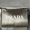 プラダ PRADA トライアングルロゴ切替フードパーカー UMG107 ブラック ウール メンズ ブルゾン