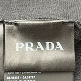 プラダ PRADA トライアングルロゴ切替フードパーカー UMG107 ブラック ウール メンズ ブルゾン