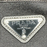 プラダ PRADA トライアングルロゴ切替フードパーカー UMG107 ブラック ウール メンズ ブルゾン