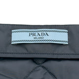 プラダ PRADA トライアングルロゴ キルティングナイロンスカート 21Y933 ネイビー ナイロン レディース スカート