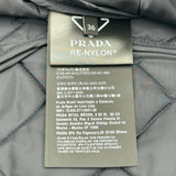 プラダ PRADA トライアングルロゴ キルティングナイロンスカート 21Y933 ネイビー ナイロン レディース スカート