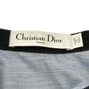 クリスチャン・ディオール Christian Dior Parisペイントフレアスカート 541J88PR449 ブルー コットン レディース スカート