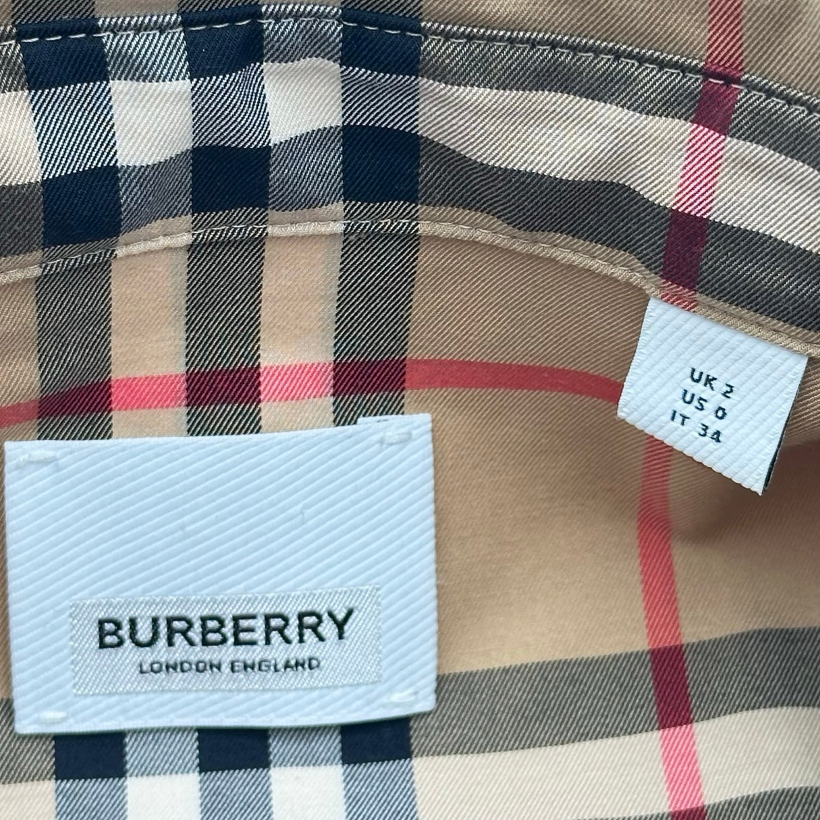 バーバリーロンドン BURBERRY LONDON ベルテッドチェックワンピース
