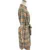 バーバリーロンドン BURBERRY LONDON ベルテッドチェックワンピース 8024585 ベージュ コットン レディース ワンピース
