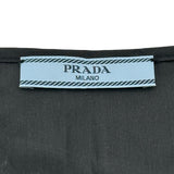 プラダ PRADA トライアングルロゴ シルクスカート P171T ブラック シルク レディース スカート