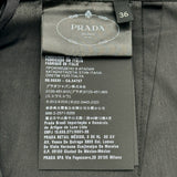 プラダ PRADA トライアングルロゴ シルクスカート P171T ブラック シルク レディース スカート