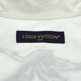 ルイ・ヴィトン LOUIS VUITTON × NIGO エンベリッシュド刺繍半袖シャツ HTS76W ホワイト コットン メンズ 半袖シャツ