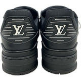 ルイ・ヴィトン LOUIS VUITTON トレーナーライン　ローカットスニーカー LX0215 ブラック レザー メンズ スニーカー