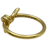 ティファニー TIFFANY＆CO ノットリング ゴールド Au750 ジュエリー