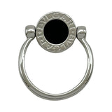 ブルガリ BVLGARI ブルガリブルガリフリップリング ホワイトゴールド 750 オニキス ダイヤモンド ジュエリー