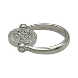 ブルガリ BVLGARI ブルガリブルガリフリップリング ホワイトゴールド 750 オニキス ダイヤモンド ジュエリー