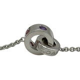 ブルガリ BVLGARI ローマンソルベブレスレット ホワイトゴールド Au750 アメジスト トルマリン ジュエリー