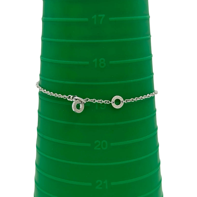 ブルガリ BVLGARI ローマンソルベブレスレット ホワイトゴールド Au750