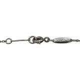 ティファニー TIFFANY＆CO オープンハートネックレス プラチナ Pt950 クリスタル ジュエリー