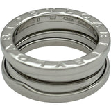 ブルガリ BVLGARI ビーゼロワンリング3バンド(S) ホワイトゴールド 750 ジュエリー