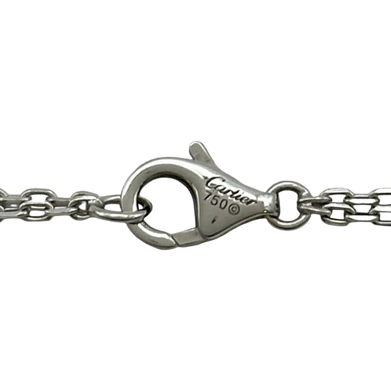 Cartier LOVE ネックレス 750 ダイヤモンド カルティエ Cartier ラブサークルダイヤネックレス ホワイトゴールド